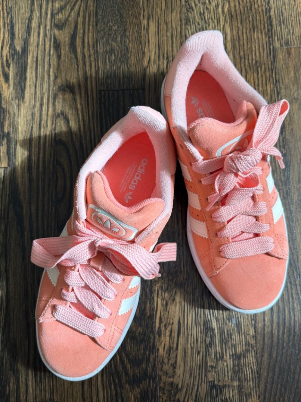 Adidas Campus Peach Suede Sneakers – Women’s Size 7 Like New